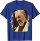 Religious Catholic St Padre Pio Of Pietrelcina T-Shirt - T-Shirt | Royal