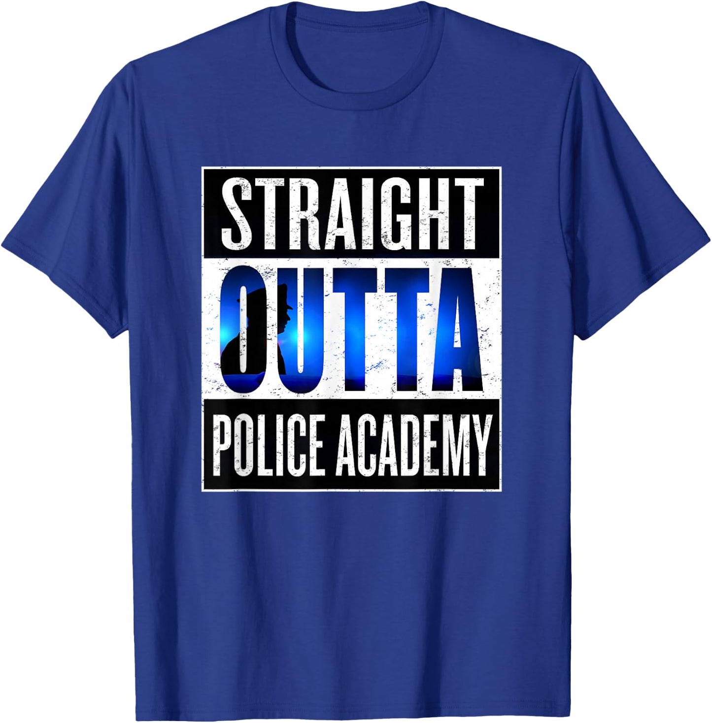 Police Academy Shirt Police Officer Graduation Gift T-Shirt - T-Shirt | Royal