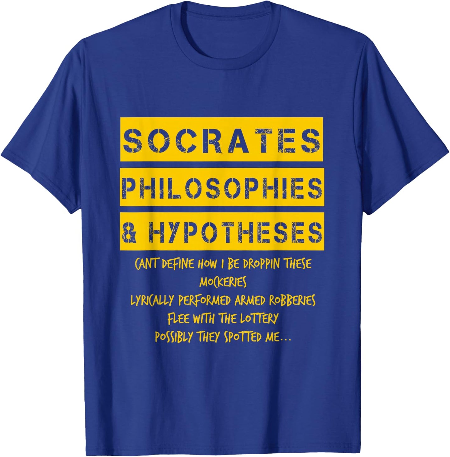 Classic Golden Era 90s Hip-Hop Rap Music Quote T-Shirt - T-Shirt | Royal