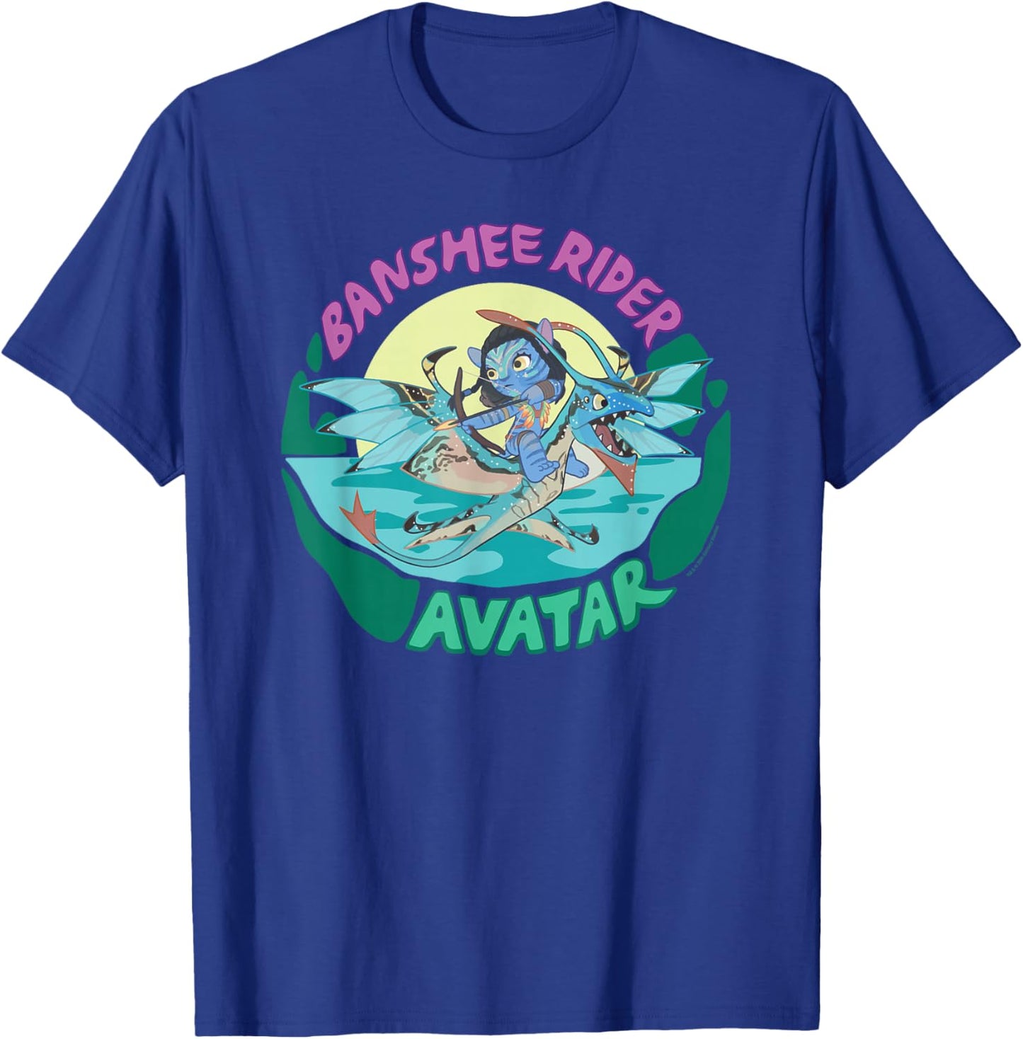 Avatar: The Way Of Water Banshee Rider Big Chest Logo T-Shirt - T-Shirt | Royal