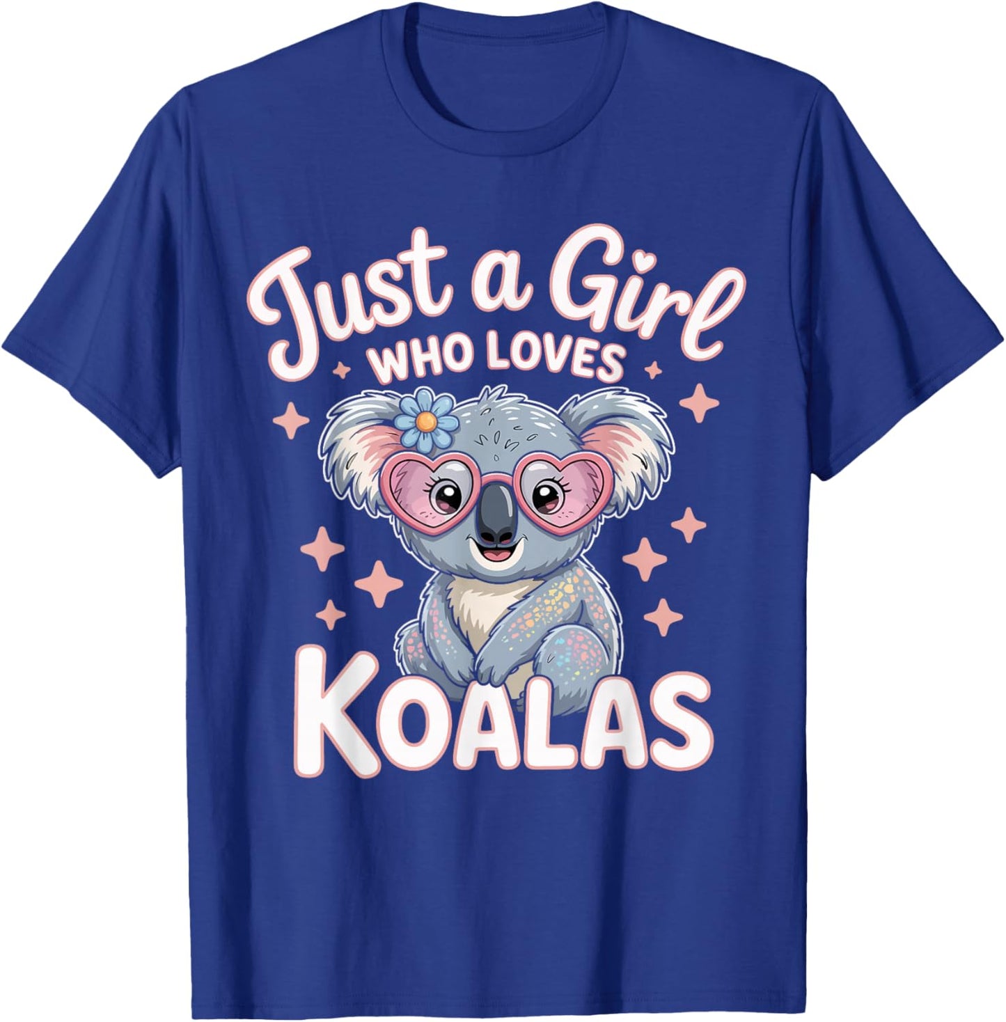 Just a Girl Who Loves Cute Koalas Gifts Girls Kids T-Shirt - T-Shirt | Royal