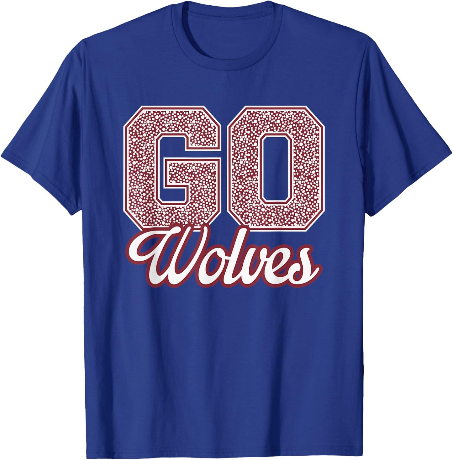 Okemos Wolves GO! School Pride T-Shirt - T-Shirt | Royal