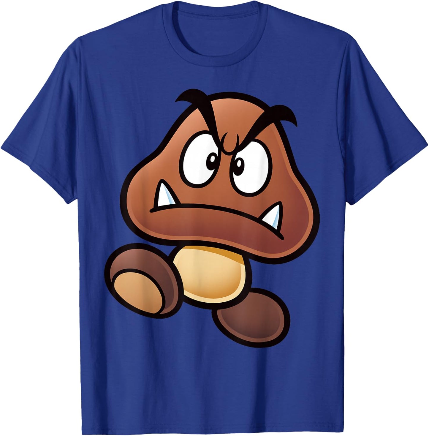 Super Mario Goomba Big Face T-Shirt - T-Shirt | Royal