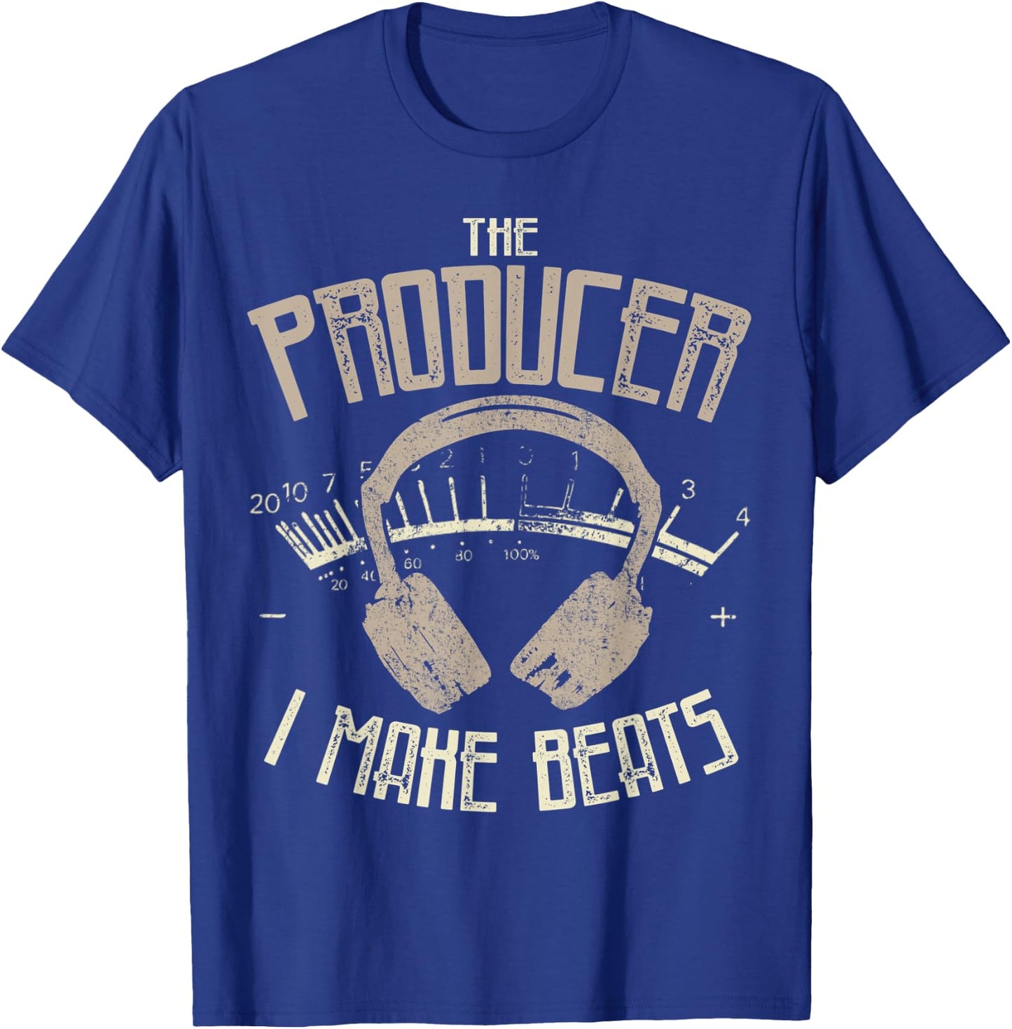 Dj funny Gift - I make beats the Producer T-Shirt - T-Shirt | Royal