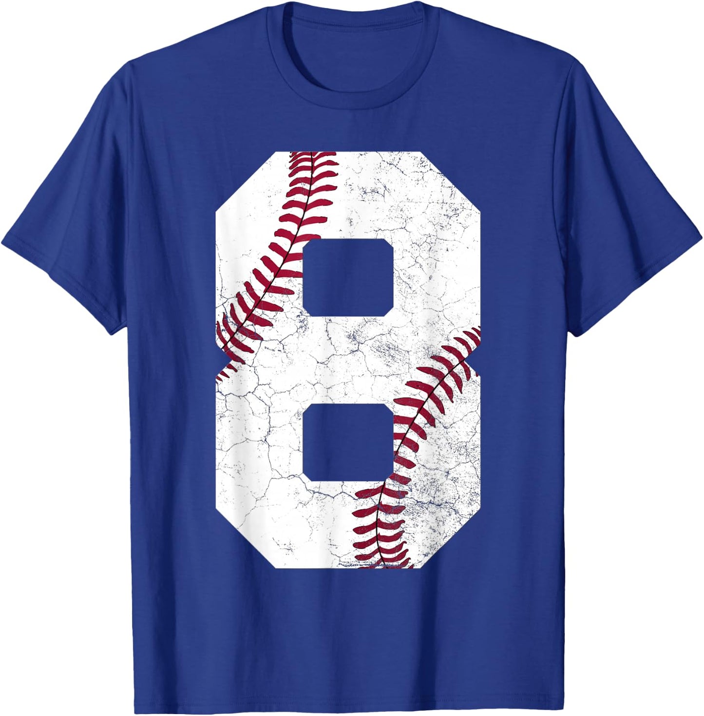 2018 8th Birthday Gift 8 Years Old Baseball Eighth Boys Kids T-Shirt - T-Shirt | Royal