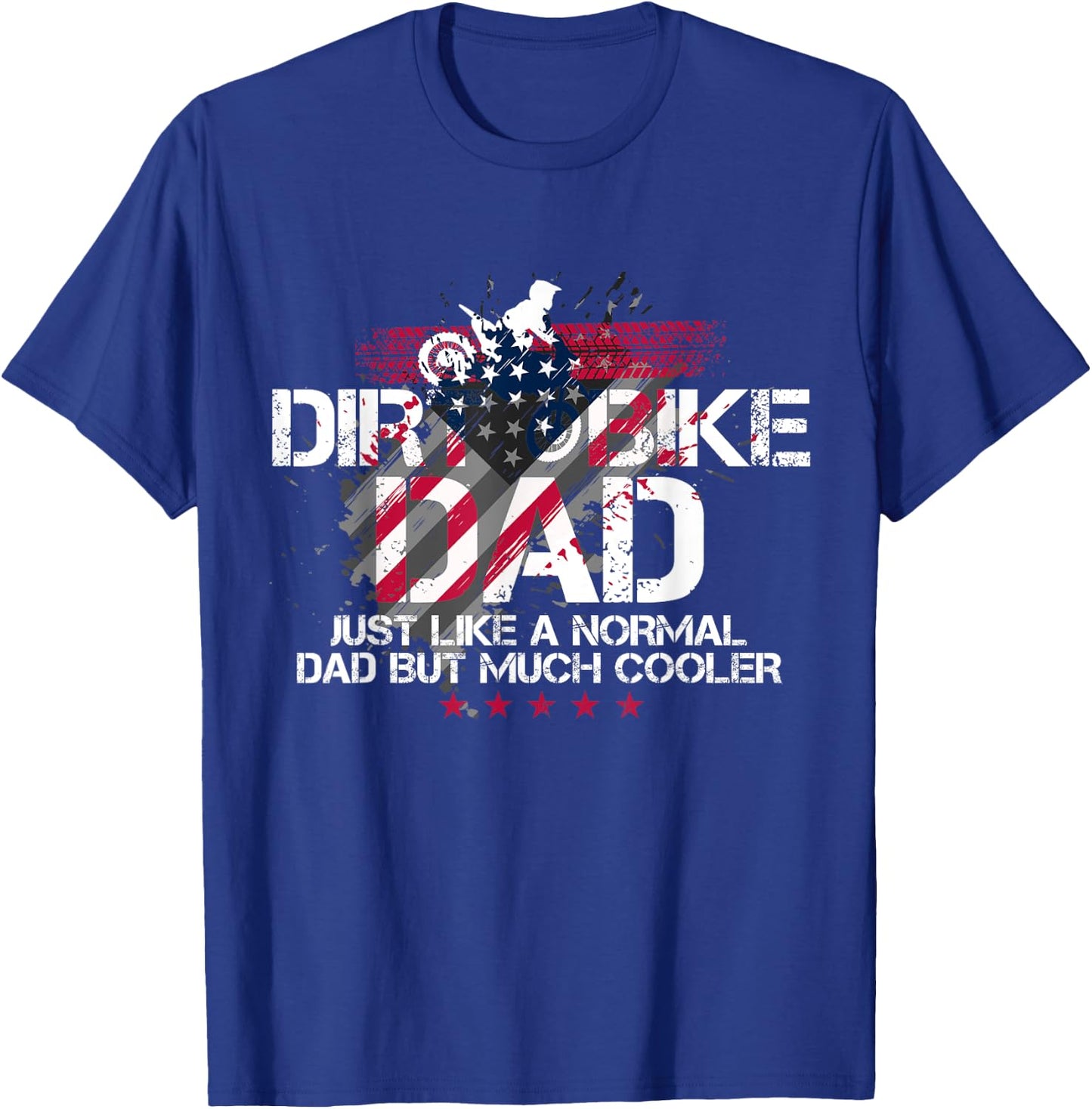 Dirt Bike Dad Father's Day Gift Definition T-Shirt - T-Shirt | Royal