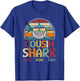 Retro Vintage Cousin Shark Gift T-Shirt - T-Shirt | Royal