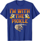 I'm With The Pickle Shirt Costume Funny Halloween Couple T-Shirt - T-Shirt | Royal