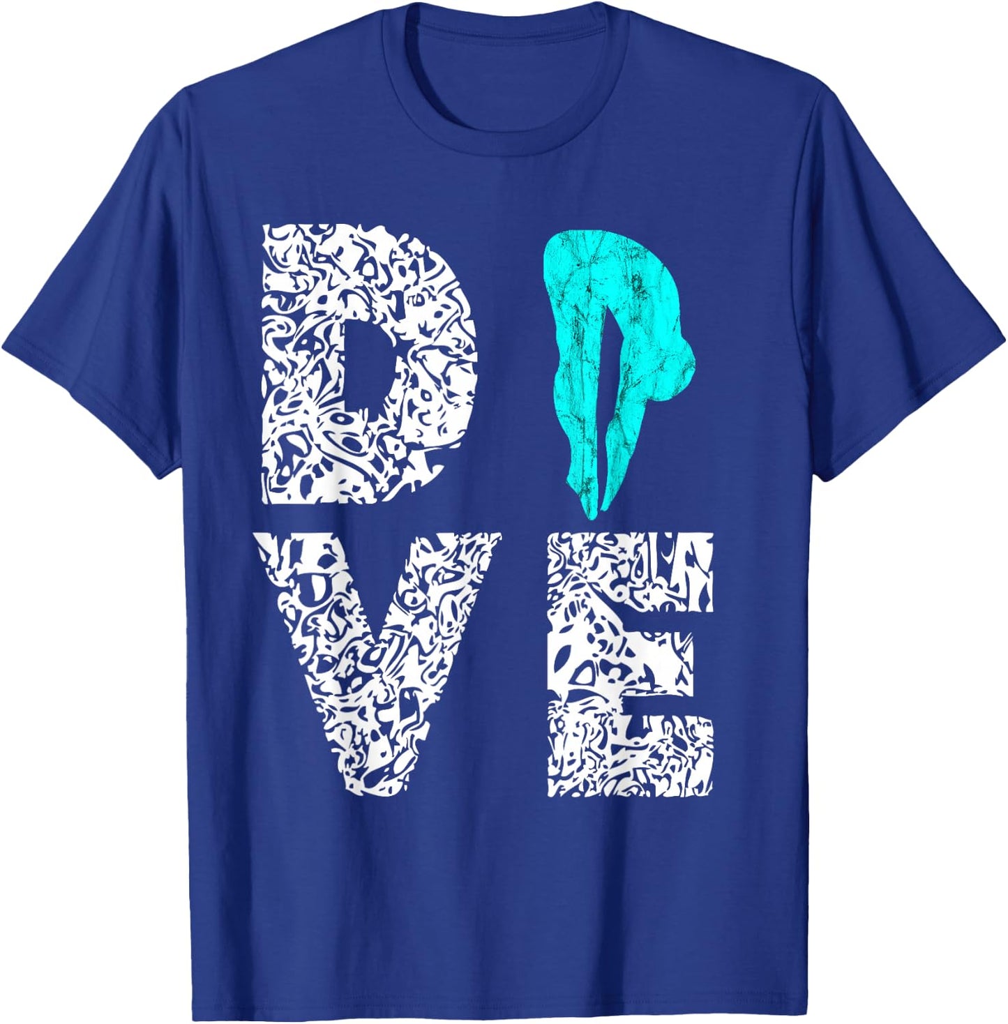 Dive Platform Diving Board Springboard Diving Diver T-Shirt - T-Shirt | Royal