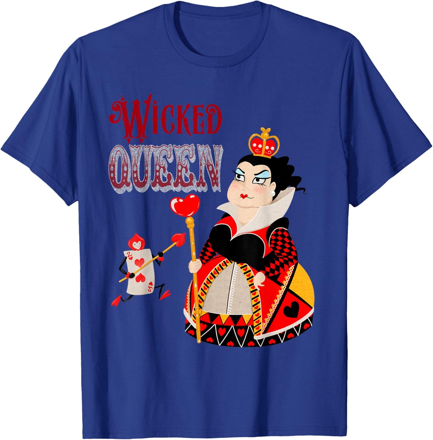Alice in Wonderland Wicked Queen of Hearts T-Shirt - T-Shirt | Royal