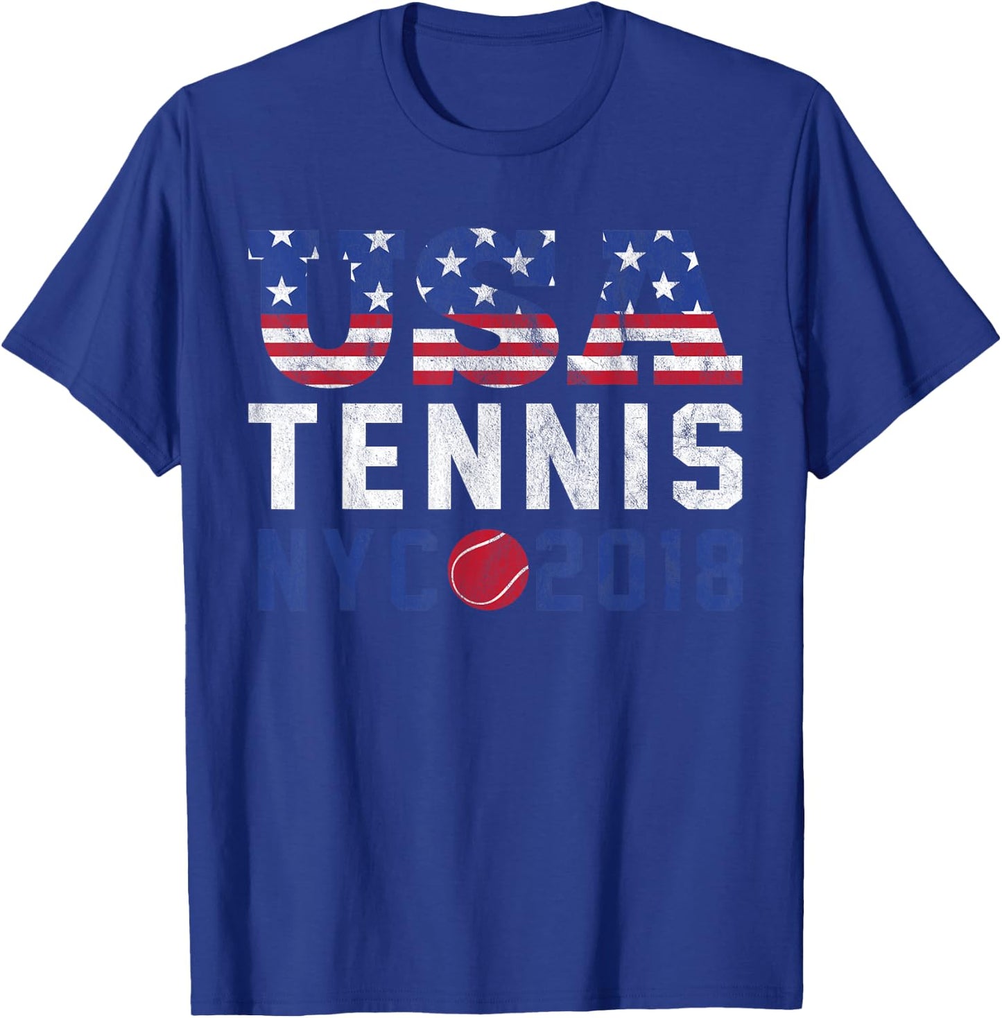 USA Tennis US New York 2018 Open Men Women Kids T-Shirt - T-Shirt | Royal