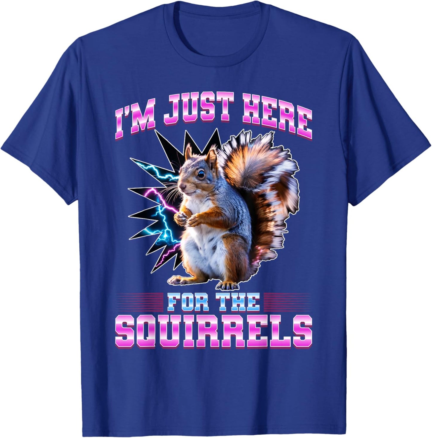 Funny Squirrel T-Shirt - T-Shirt | Royal