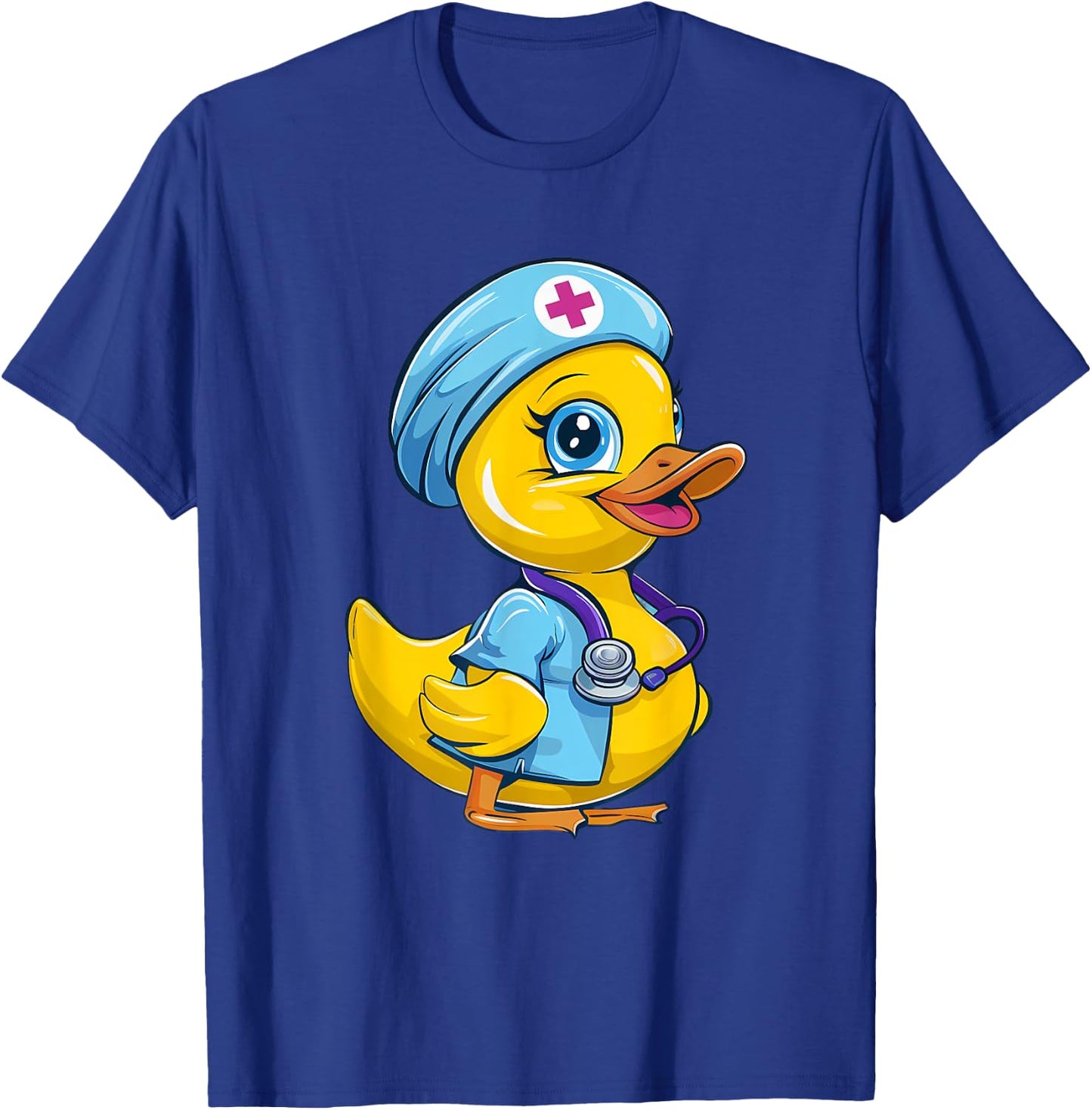 Rubber Duck Nurse Rubber Duck Lover Healthcare Nursing T-Shirt - T-Shirt | Royal