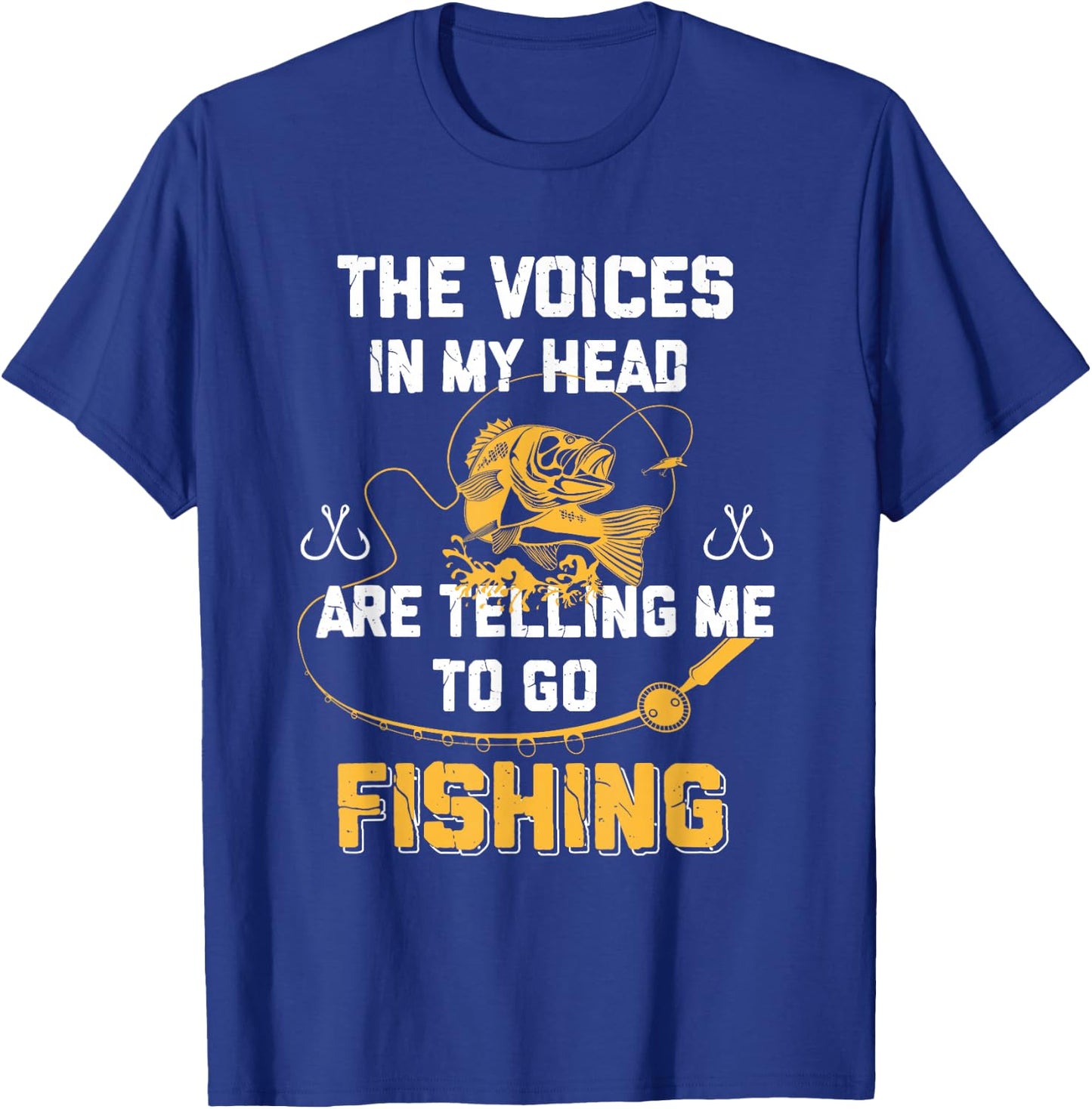 Fishing Gifts Funny Fisherman T-Shirt - T-Shirt | Royal