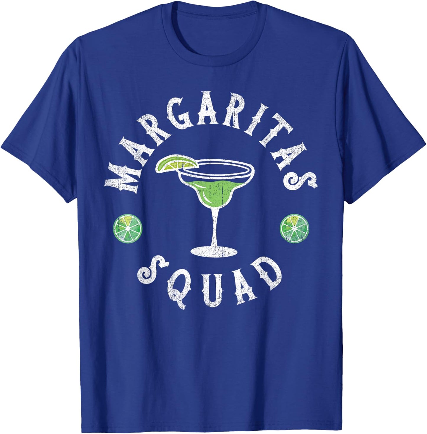 Margarita Squad Funny Cinco de Mayo Men Women Lime Drinking T-Shirt - T-Shirt | Royal