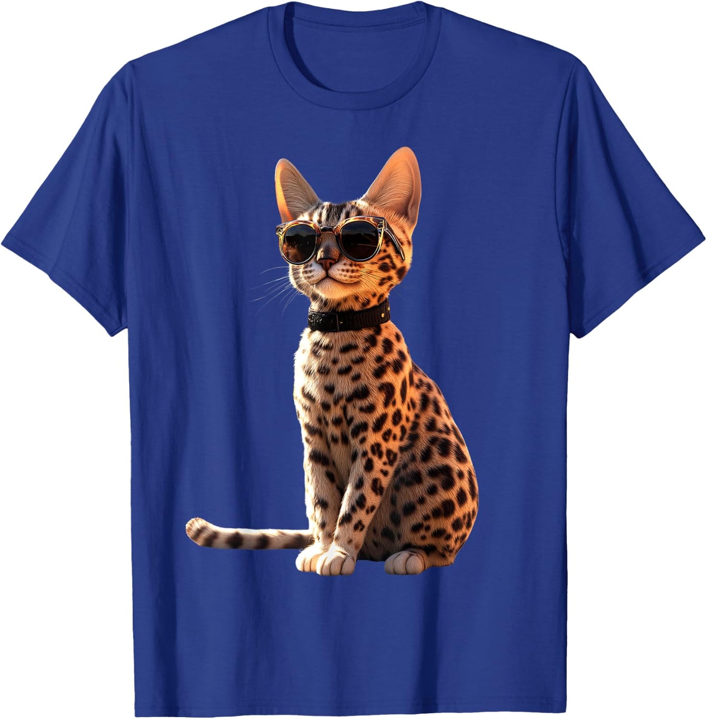 Savannah Cat Leopard Serval Cat Mom Cute Savannah Cats T-Shirt - T-Shirt | Royal