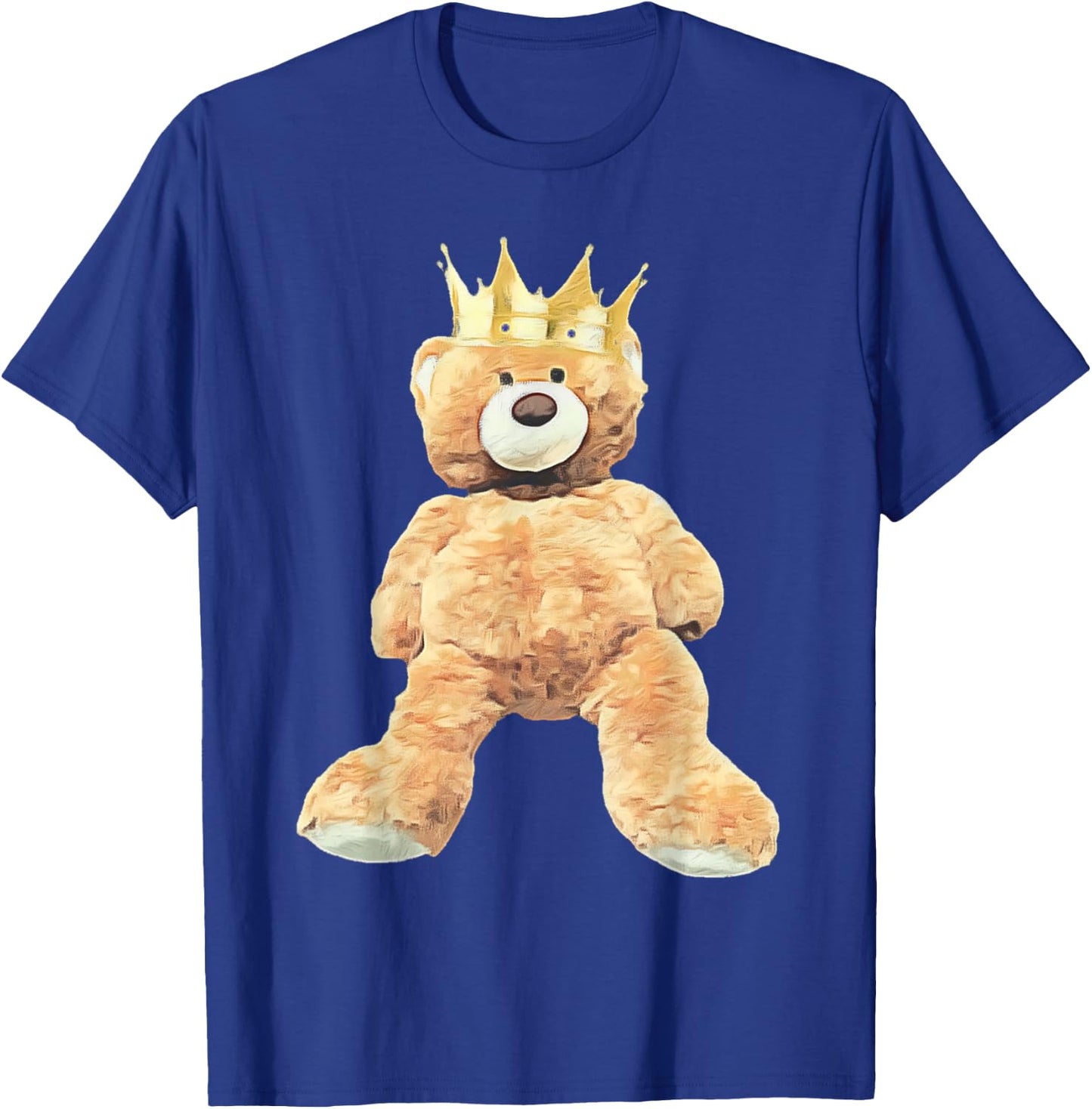 King Crown Teddy Bear T-Shirt - T-Shirt | Royal
