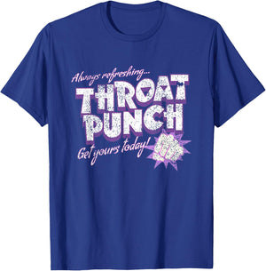 Distressed Refreshing Throat Punch Purple T-Shirt - T-Shirt | Royal