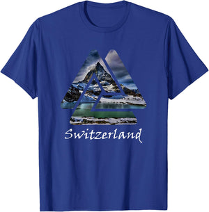 Switzerland Zermatt Matterhorn Mountain T-Shirt - T-Shirt | Royal