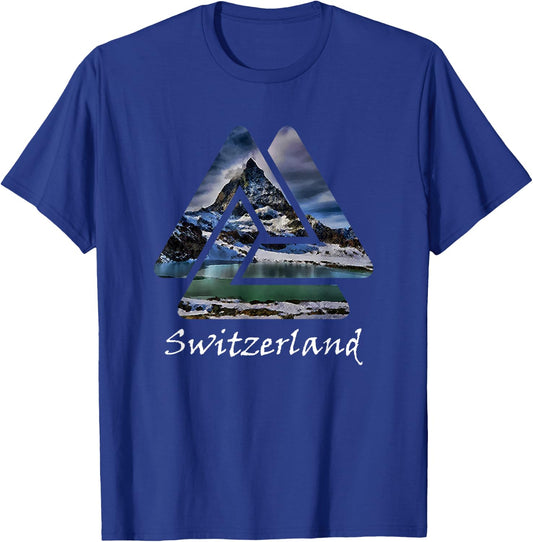 Switzerland Zermatt Matterhorn Mountain T-Shirt - T-Shirt | Royal
