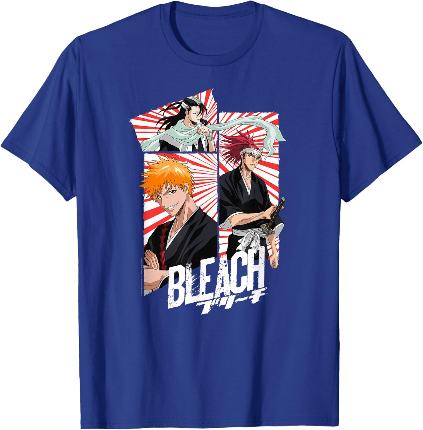 Bleach 3 Panel Mask and Scarf Anime T-Shirt - T-Shirt | Royal