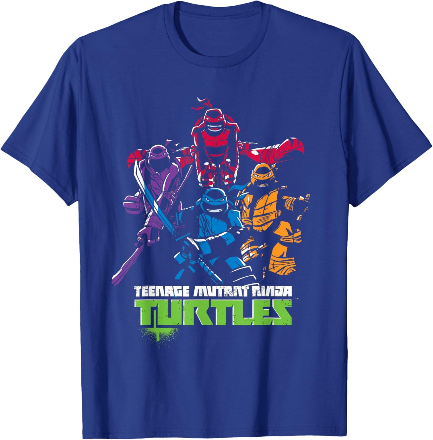 TMNT Neon Turtles T-Shirt - T-Shirt | Royal