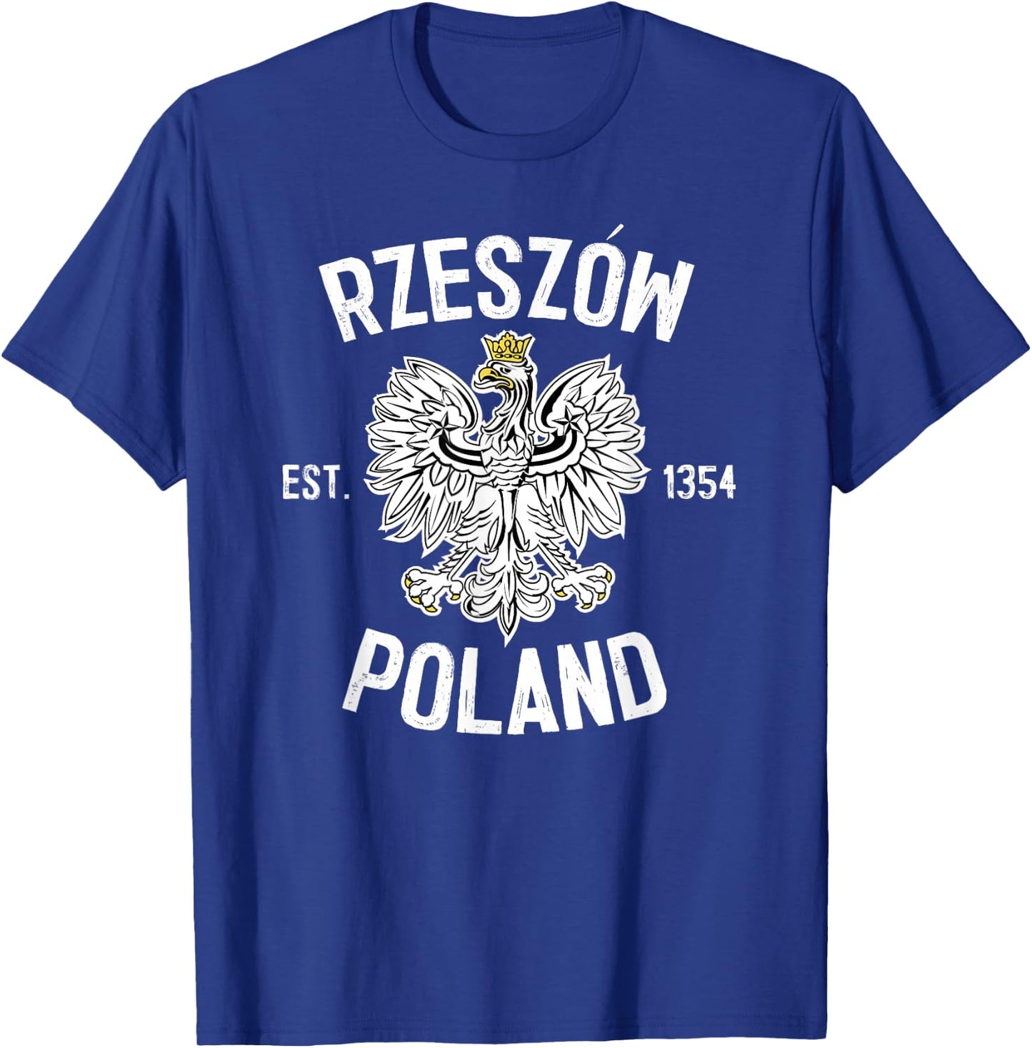 Rzeszow Poland Polish Eagle T-Shirt - T-Shirt | Royal