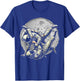 Galaxy BJJ Astronaut Flying Armbar Jiu-Jitsu T-Shirt - T-Shirt | Royal