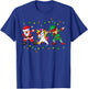 Dabbing Santa Elf Unicorn Christmas Kids Boys Men Xmas Gifts T-Shirt - T-Shirt | Royal