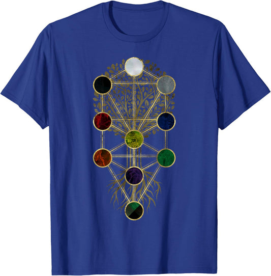 Kabbalah The Tree of Life - Etz Hayim T-Shirt - T-Shirt | Royal