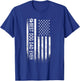Best Dog Dad Ever American Flag Gift Best Father Women Men T-Shirt - T-Shirt | Royal