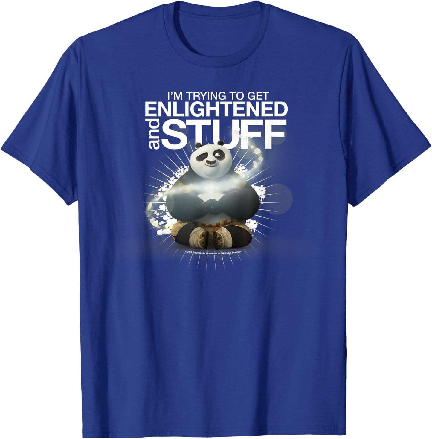 Kung Fu Panda Enlightened And Stuff Po Portrait T-Shirt - T-Shirt | Royal