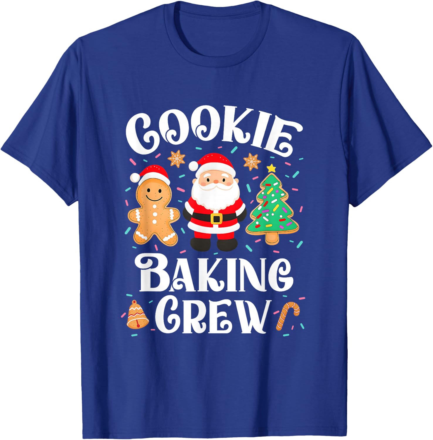 Christmas Cookie Baking Crew Cookie Crew Family Matching T-Shirt - T-Shirt | Royal