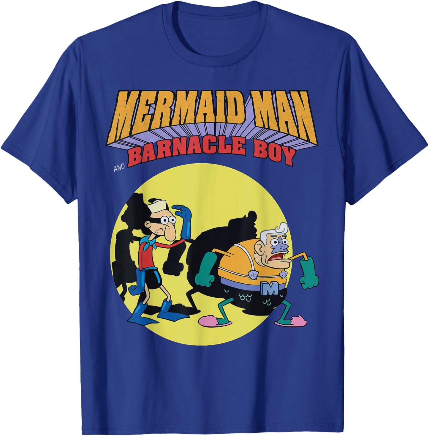 Nickelodeon Spongebob Mermaid Man T-Shirt - T-Shirt | Royal