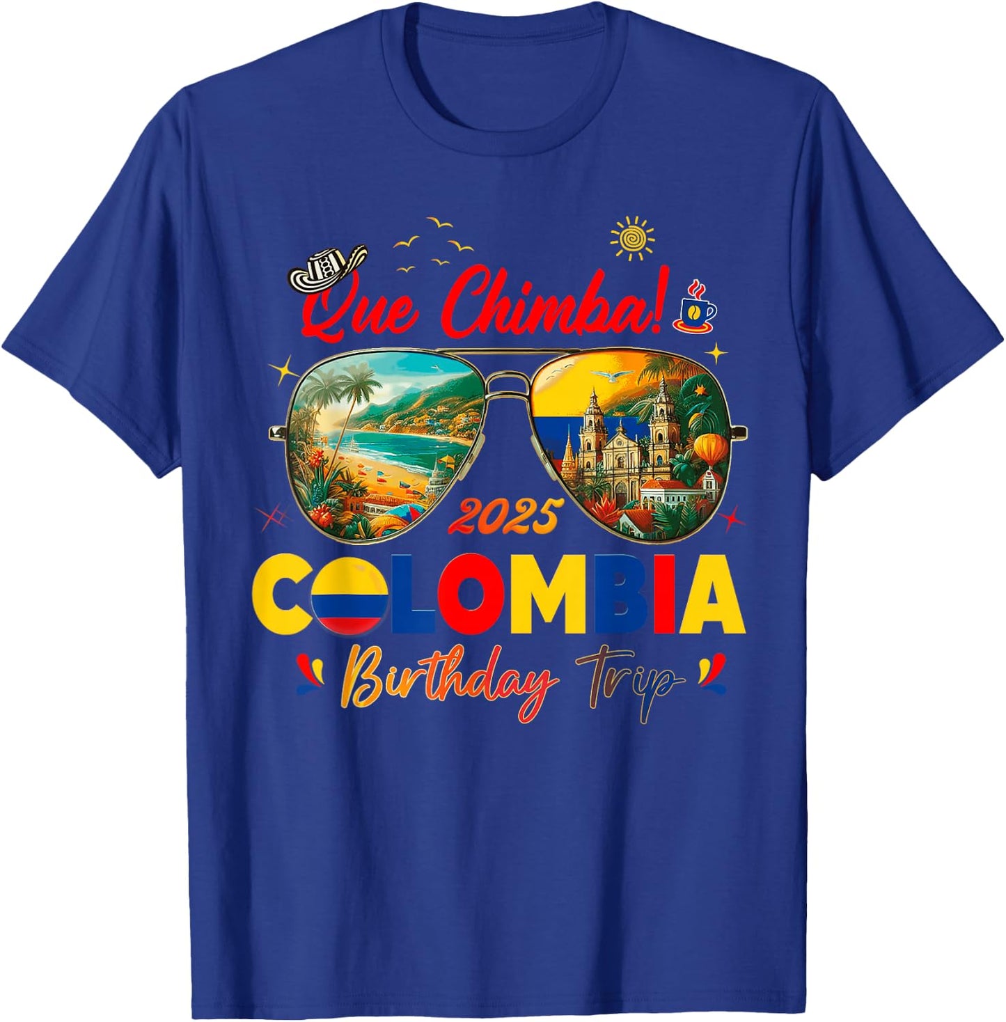 Colombia Vacation Cartagena Matching Group Trip 2025 T-Shirt - T-Shirt | Royal
