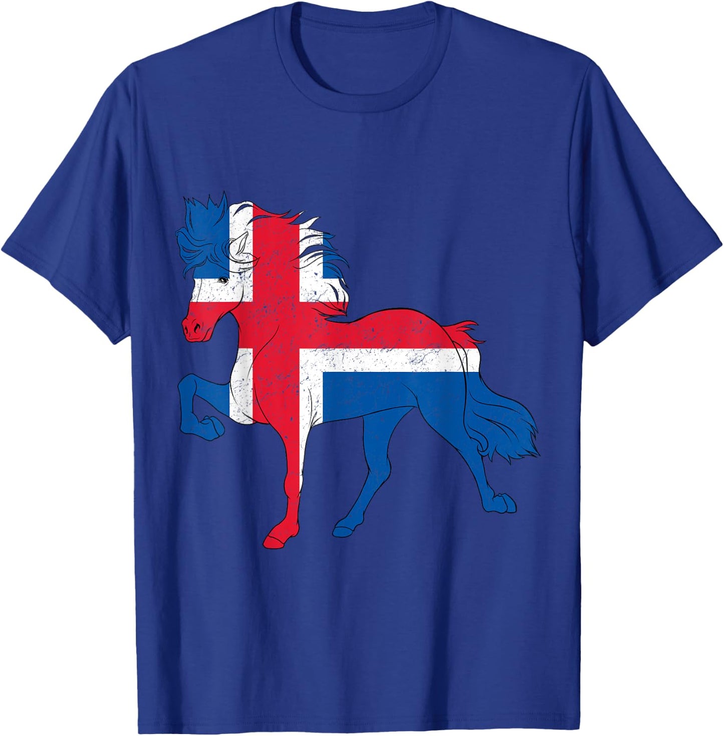 Tolt Heartbeat dressage pony Rider Women Men Icelandic Horse T-Shirt - T-Shirt | Royal