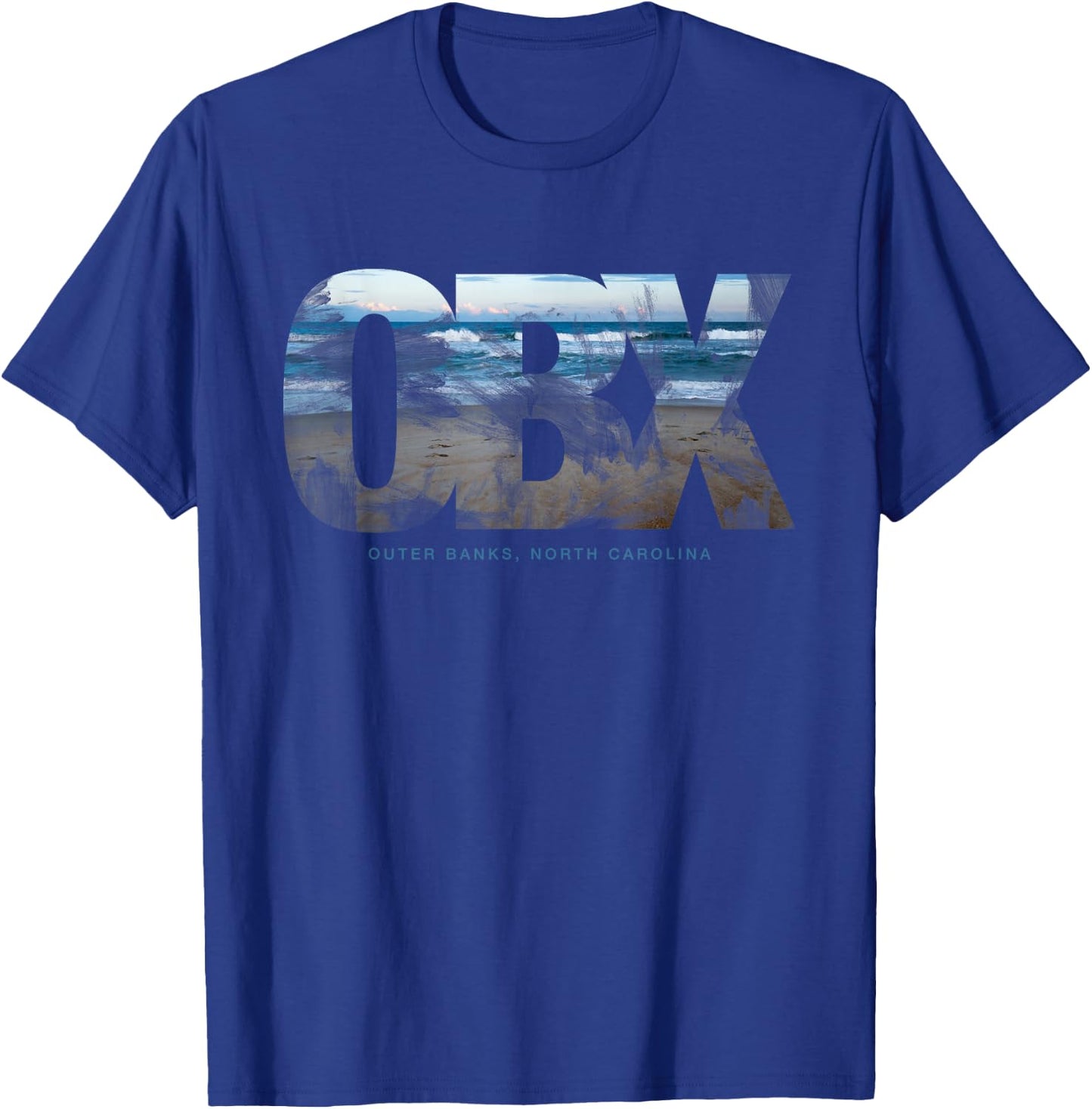 RJA: OBX Outer Banks North Carolina Small T-Shirt - T-Shirt | Royal