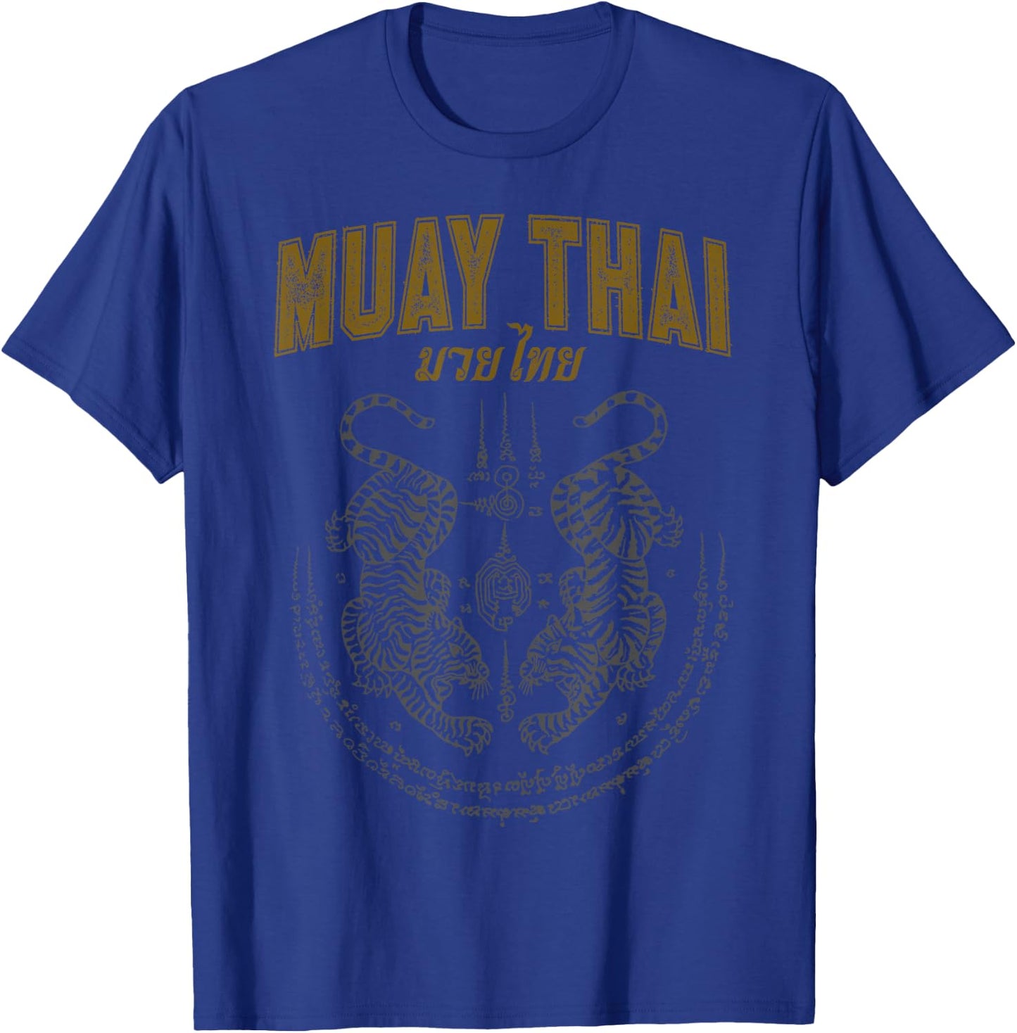Twin Tiger Sak Yant Muay Thai T-Shirt - T-Shirt | Royal
