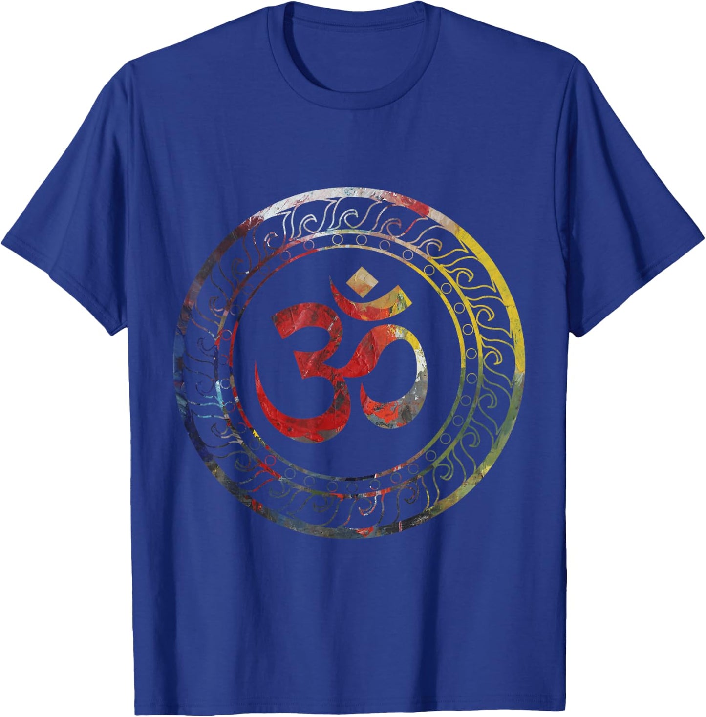 Om Ohm Aum Symbol Spiritual Yoga Gift T-Shirt - T-Shirt | Royal