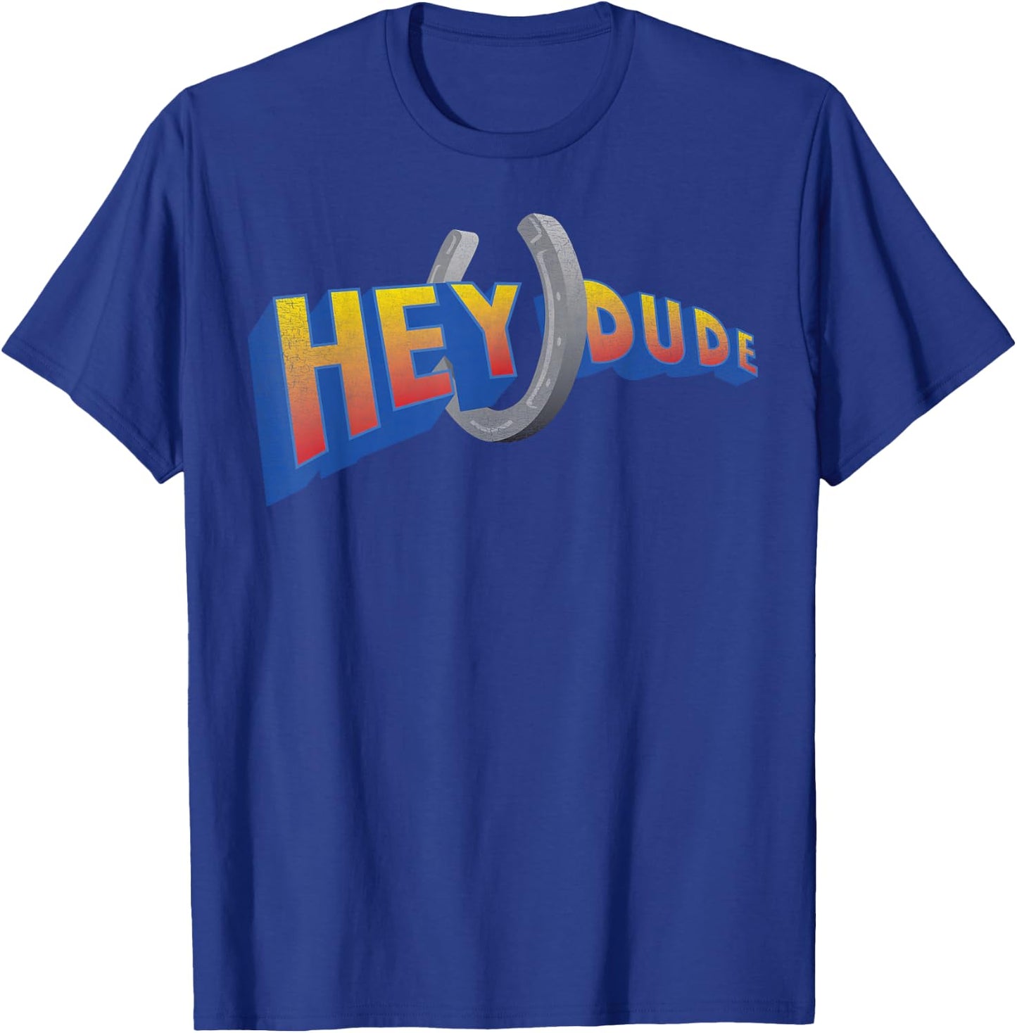 Nickelodeon Hey Dude TV Show Logo T-Shirt - T-Shirt | Royal