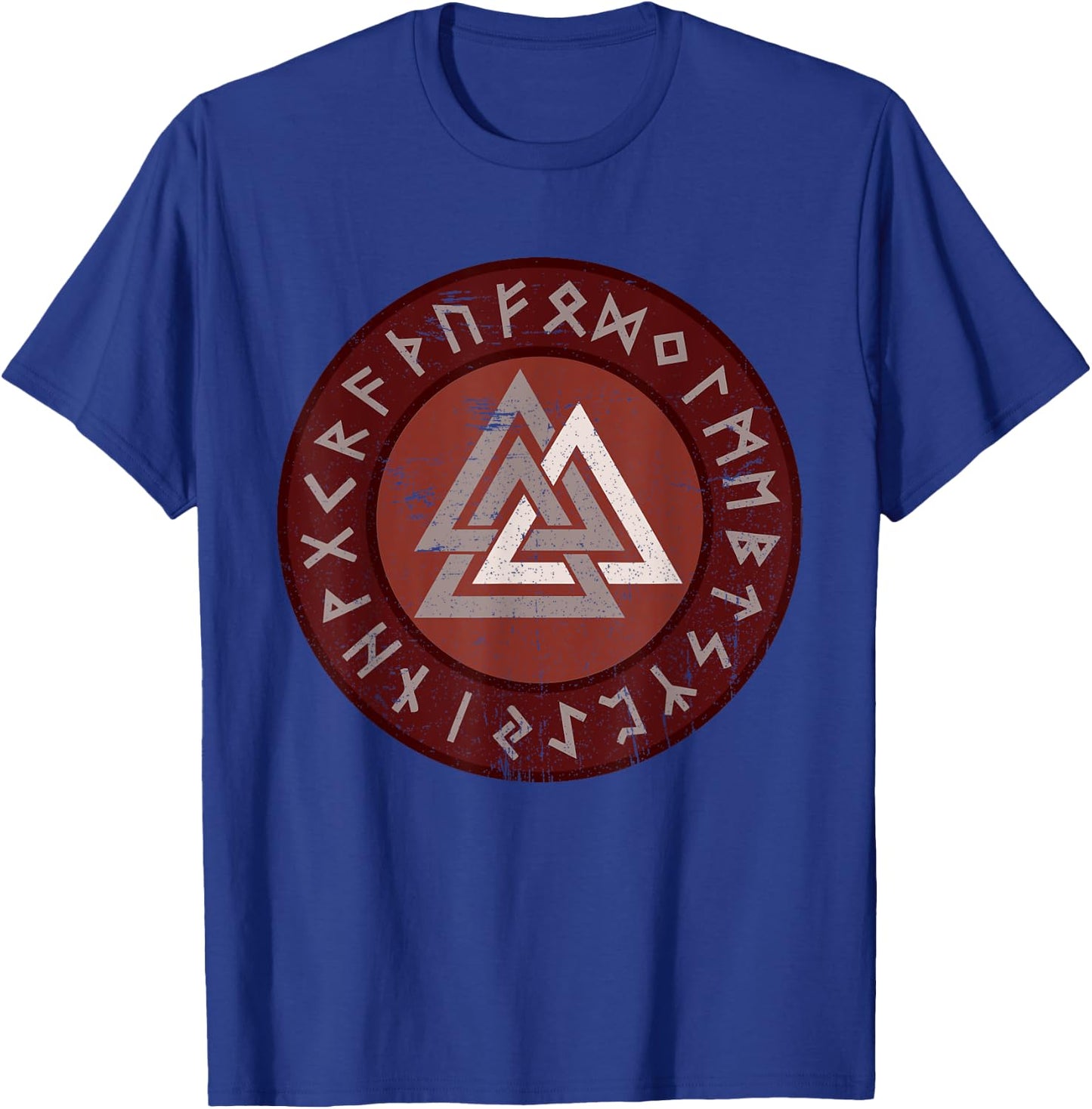 Viking Valknut Norse Symbol | Men Women Kids Gift T-Shirt - T-Shirt | Royal