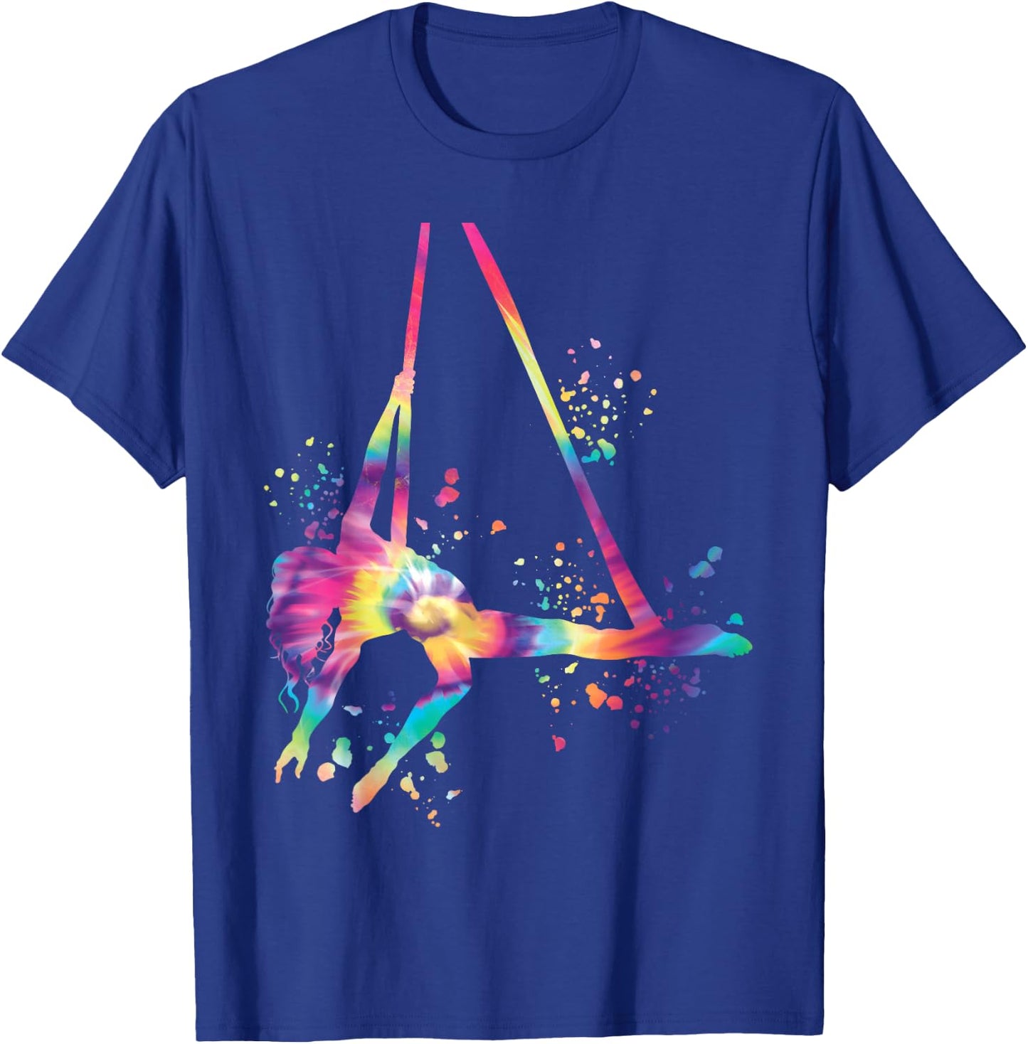 Aerialist Colorsplash Aerial Yoga Kids Aerial Silk T-Shirt - T-Shirt | Royal
