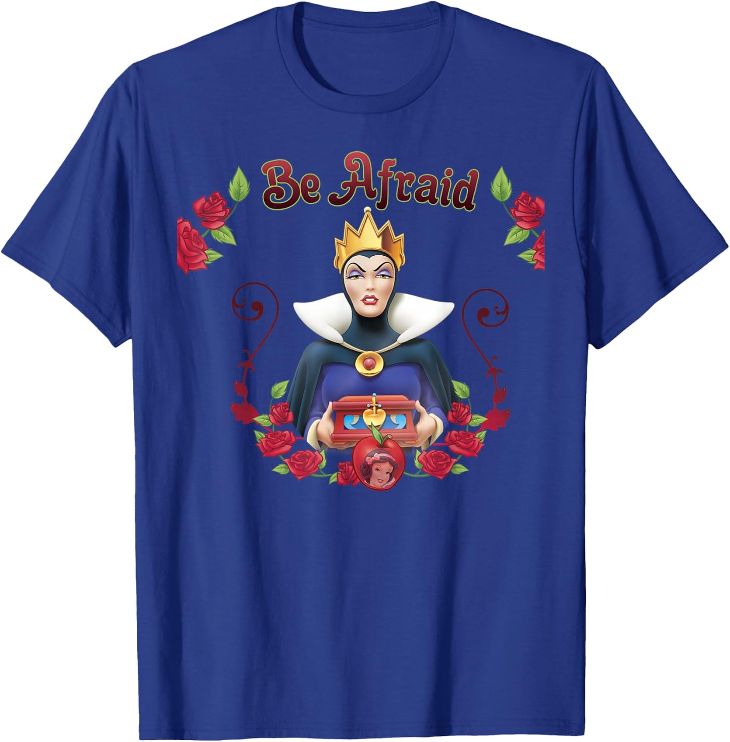 Disney Snow White Evil Queen Be Afraid Graphic T-Shirt - T-Shirt | Royal