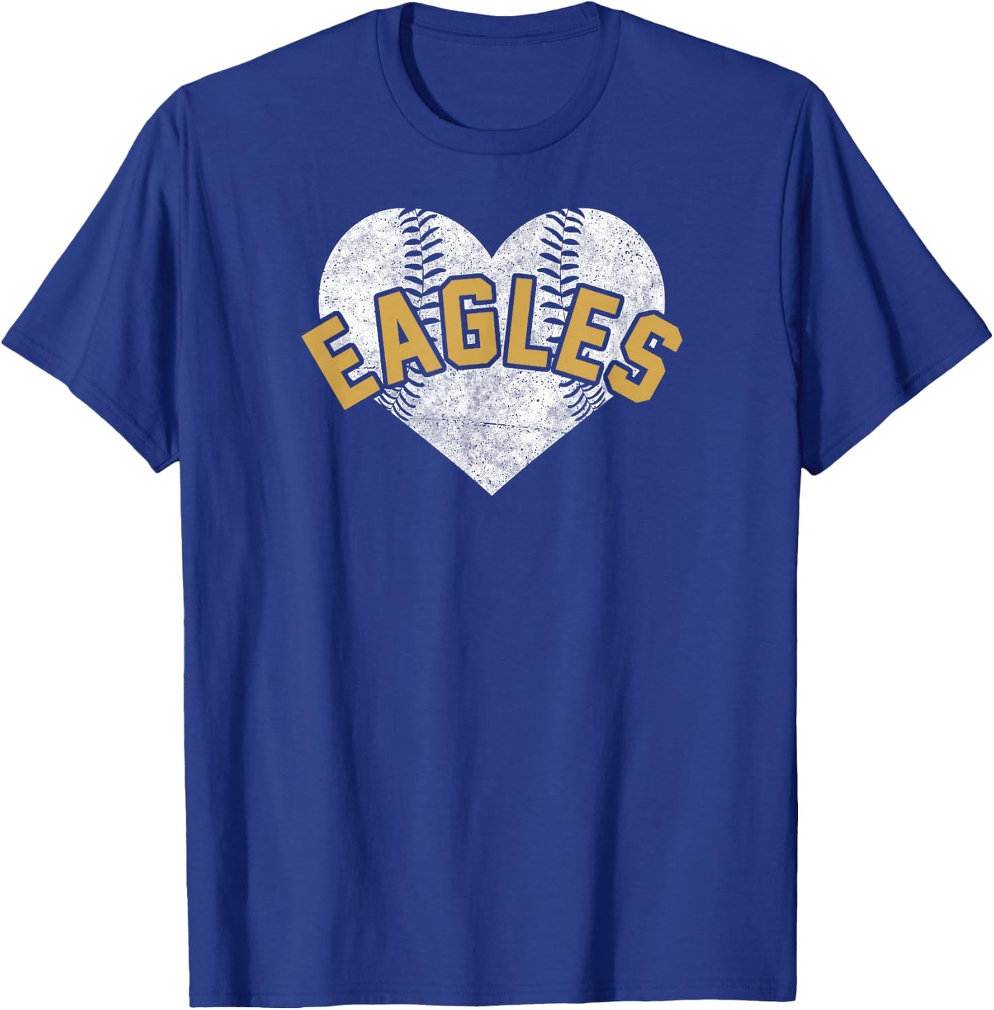 Eagles Baseball Softball Shirt High School Team Mascot Mom G T-Shirt - T-Shirt | Royal
