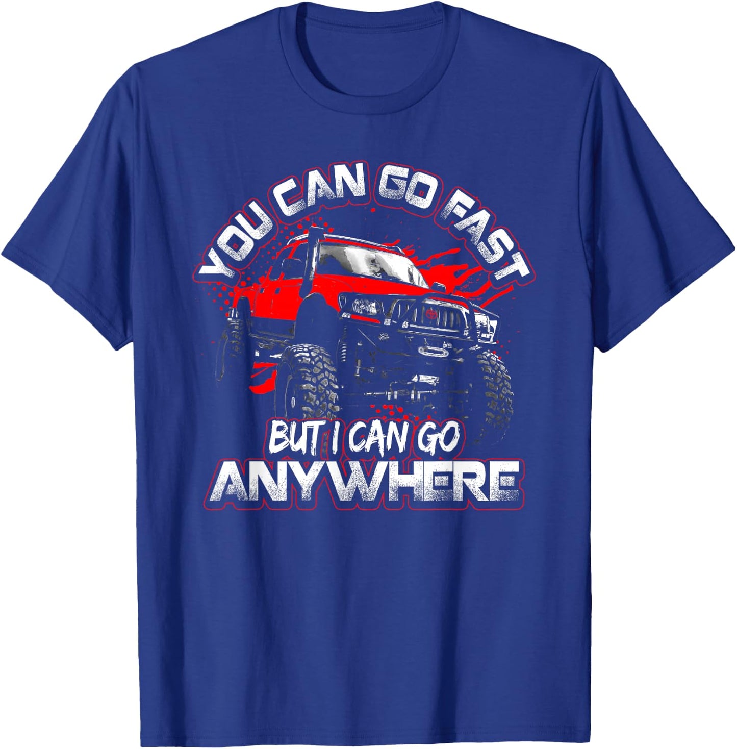 4X4, Off Road, Rock Crawler, Overland T-Shirt - T-Shirt | Royal