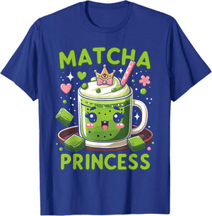 Green Tea Matcha Princess Matcha Lover Japanese Tea T-Shirt - T-Shirt | Royal
