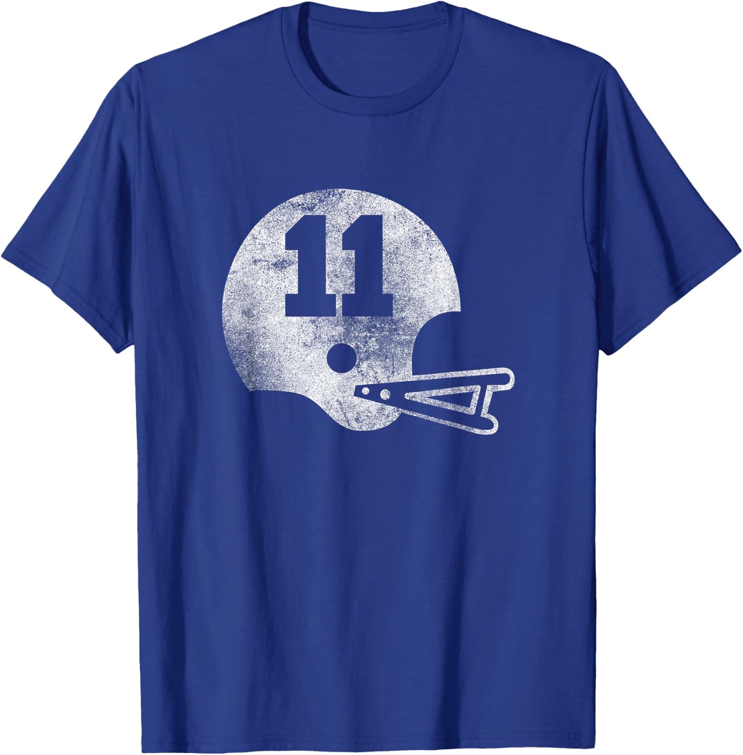 Vintage Football Jersey Number 11 Player Number T-Shirt - T-Shirt | Royal