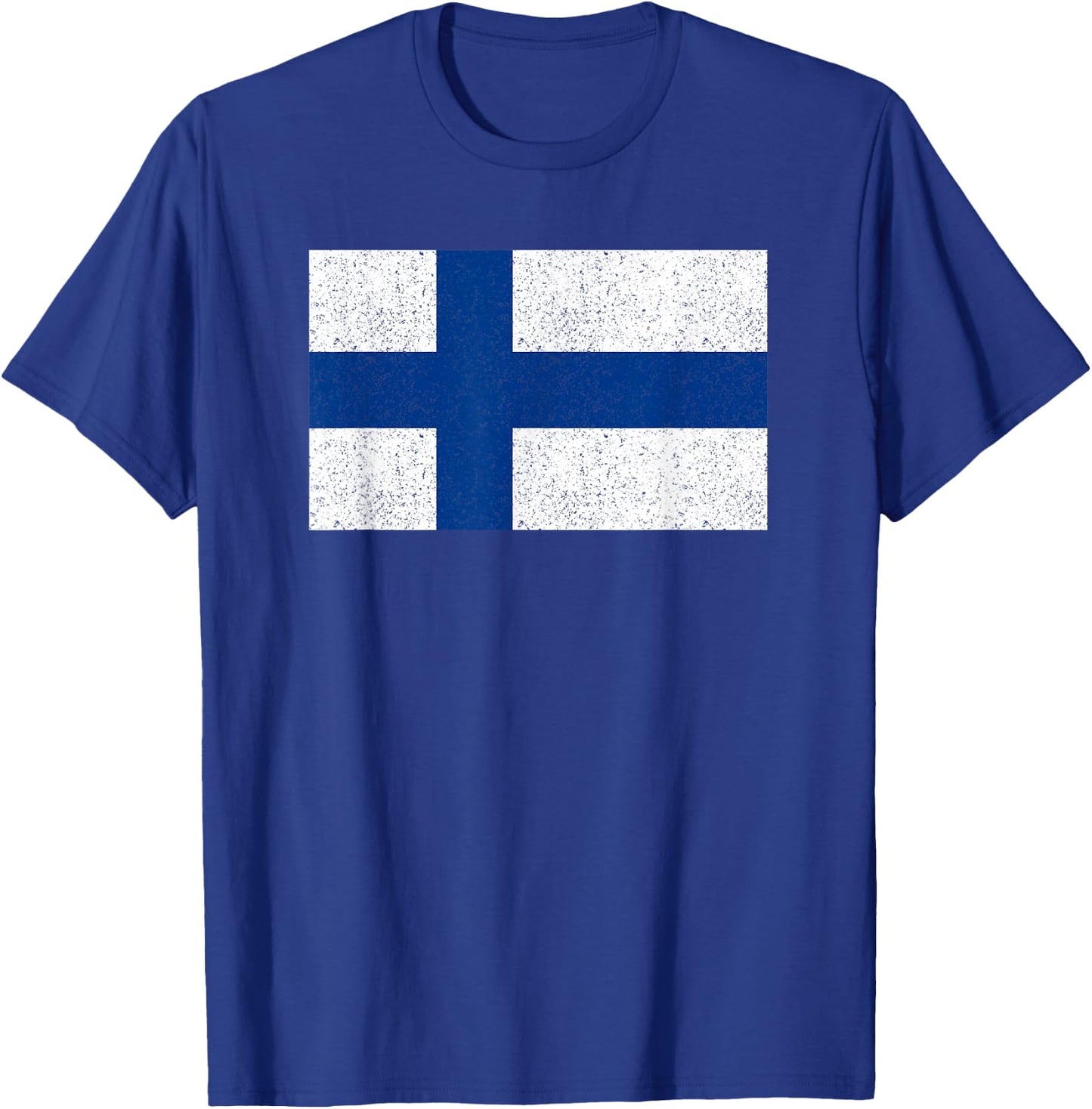 Finland Flag (Finnish Flag) T-Shirt - T-Shirt | Royal