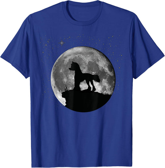 Chinese Crested Dog Moon Women Kids T-Shirt - T-Shirt | Royal