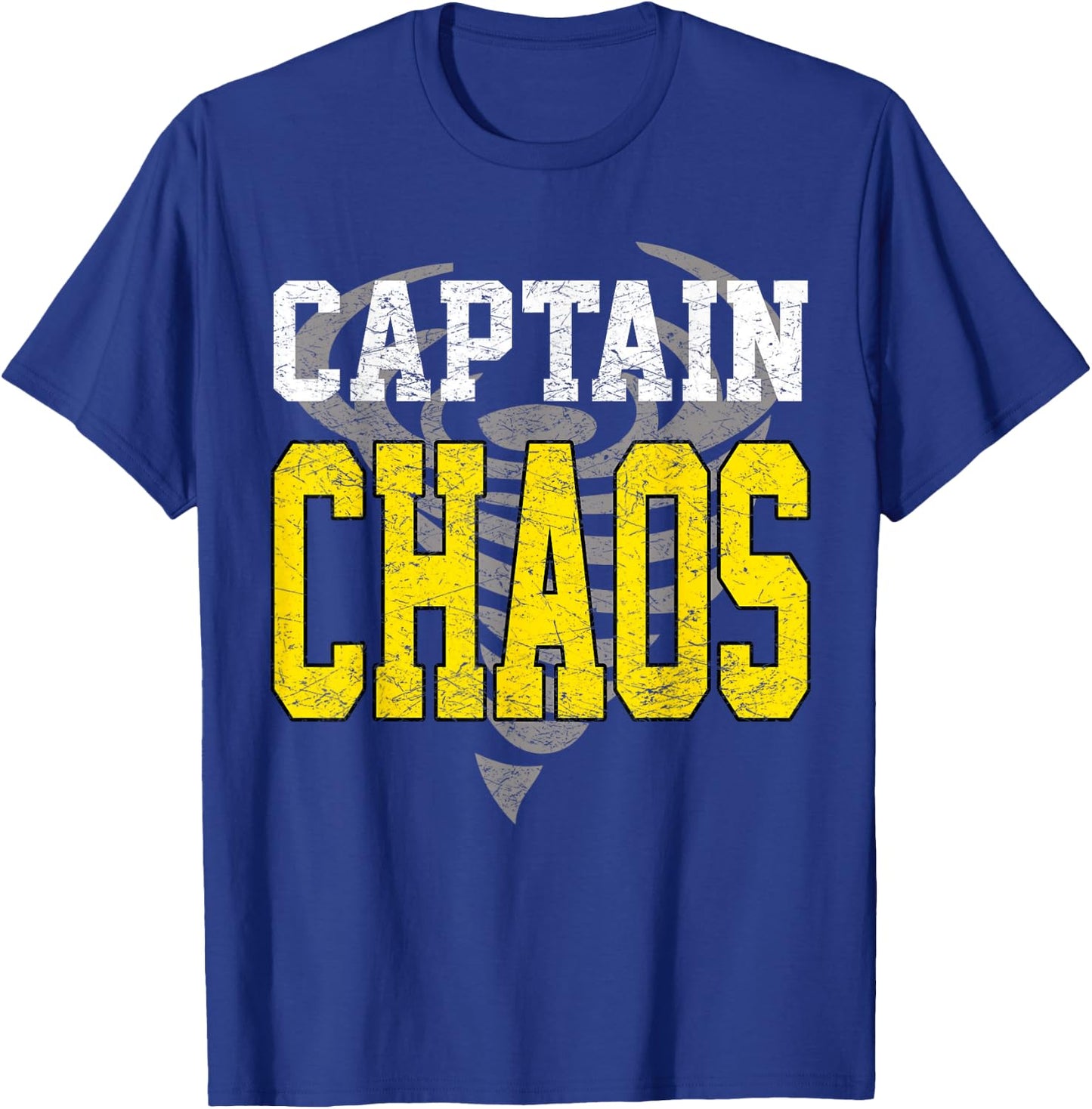 Captain Chaos Shirt For Parent Teacher Or Crazy Child T-Shirt - T-Shirt | Royal